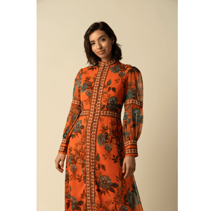 Raishma Aspen Orange Dress